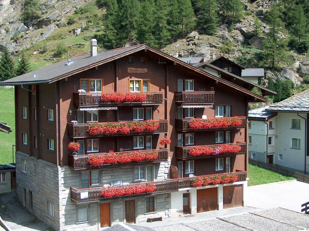 Apartment Bergfreude Saas-Grund Bagian luar foto